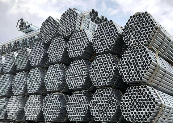 BS Pre Galvanized Round Steel Pipe Hot Dipped Galvanised Scaffold Tube ASTM