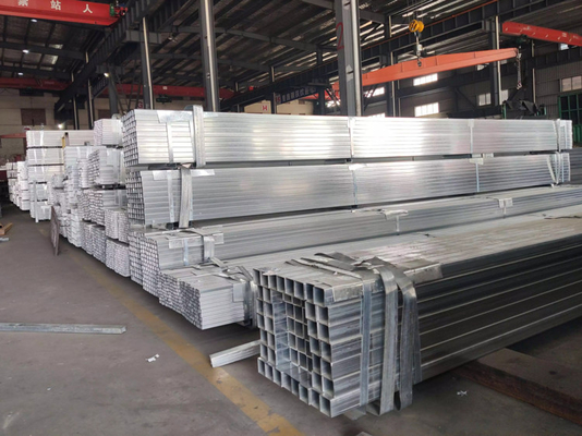 1.2mm-20mm Galvanized Steel Square Tube A369 Galvanised Rectangular Box Section