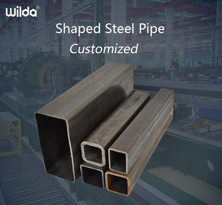 Q195 Galvanized Steel Square Tube JIS G3466 ERW 5.5m 5.8m 6m