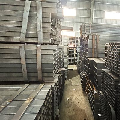 Q345 Galvanized Steel Square Tube Structural Industrial SGS Low Carbon Steel Pipe