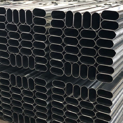 S235 S355 Flat Oval Steel Tube Elliptical Galvanized Steel Pipes