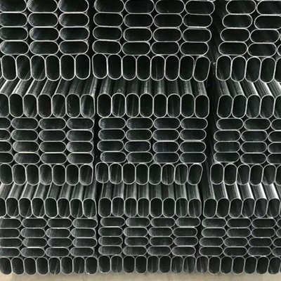 S235 S355 Flat Oval Steel Tube Elliptical Galvanized Steel Pipes