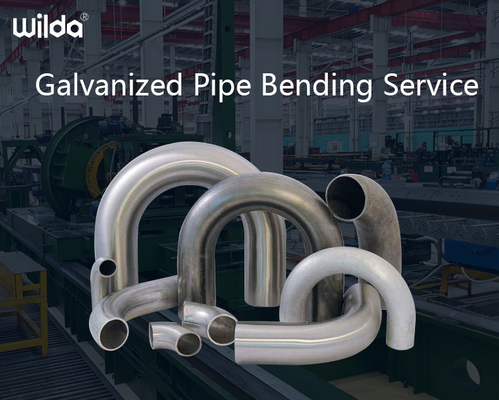 Structural Bending Galvanized Steel Pipe Laser Cutting Weldable Pipe Bends