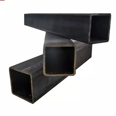 Black Steel Pipes 40x40mm 6m Length Black Iron Square Tube Steel Pipe For Construction