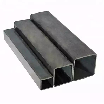 Black Steel Pipes 40x40mm 6m Length Black Iron Square Tube Steel Pipe For Construction