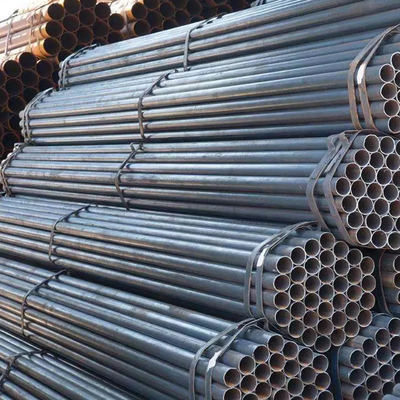 0.6mm-25mm Black Steel Pipes Fluid Structure Black Square Steel Pipe