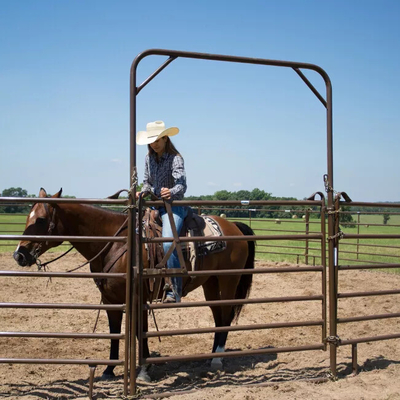 ASTM 2x4 Horse Fence Panels Galvanized Portable Cattle Fence Panels
