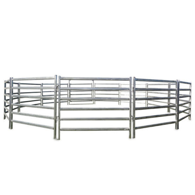 5.8m-12m Gi Pipe Oval Round Galvanized Livestock Fencing 1.8mx2.1m
