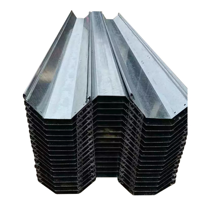 PE Film Greenhouse Metal Frame Parts Multi Span Greenhouse Rain Gutters With Lock Channel
