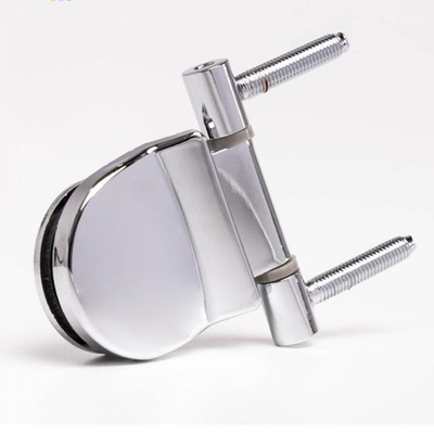 Alloy Steel Plastic European Style Glass Door Hinges 180 Degree Opening 12mm