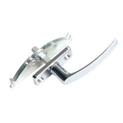 Chrome Internal Steel Door Handles 40mm-60mm Door Thickness