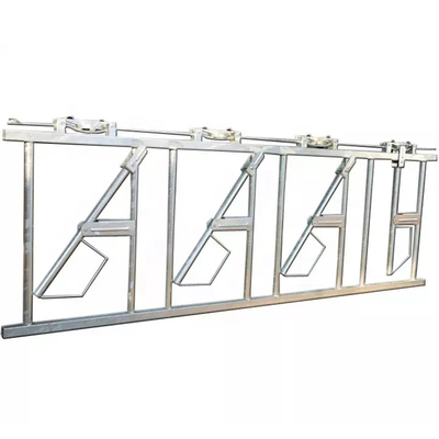 Hot Galvanized Cattle Headlock Panels 12ft Powder Coated 1.6m High