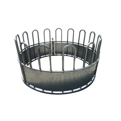 50*40*3mm Square Tube Cow Headlock 0.9m High ABS PP Steel For Horse Stable
