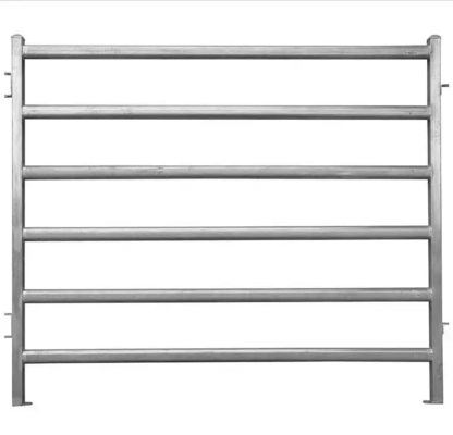 Race Bow Fence Panels Galvanized Portable Cattle Fence Panels Man Gate For Corral Farm Fence Yard