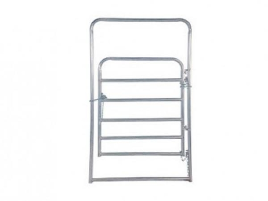 Race Bow Fence Panels Galvanized Portable Cattle Fence Panels Man Gate For Corral Farm Fence Yard