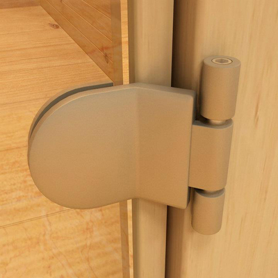 Customized European Sauna Door Hinges For Glass Door Alloy Steel Plastic